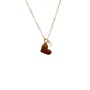 Gold Heart Unity Necklace