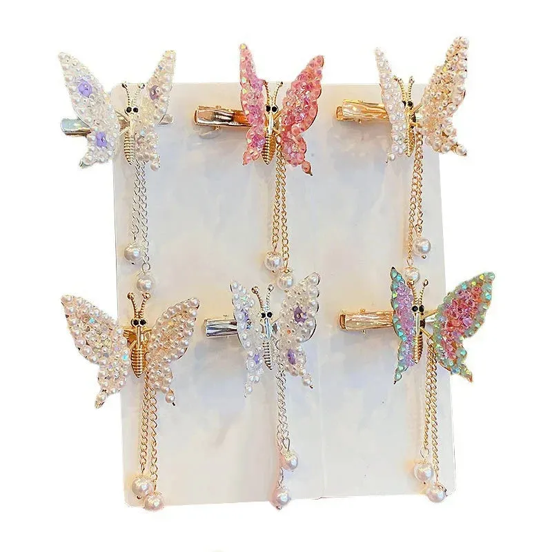 Golden Butterfly Hairpin Vintage Charm