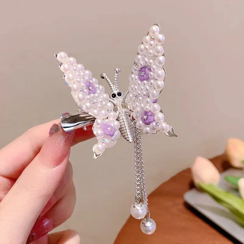 Golden Butterfly Hairpin Vintage Charm