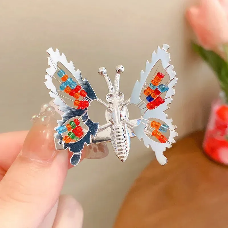 Golden Butterfly Hairpin Vintage Charm