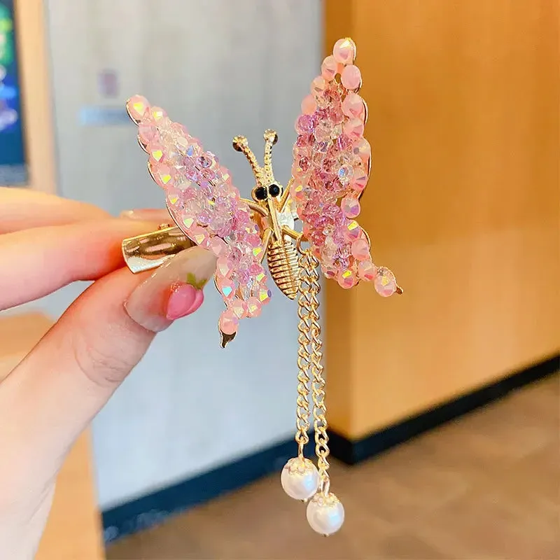 Golden Butterfly Hairpin Vintage Charm