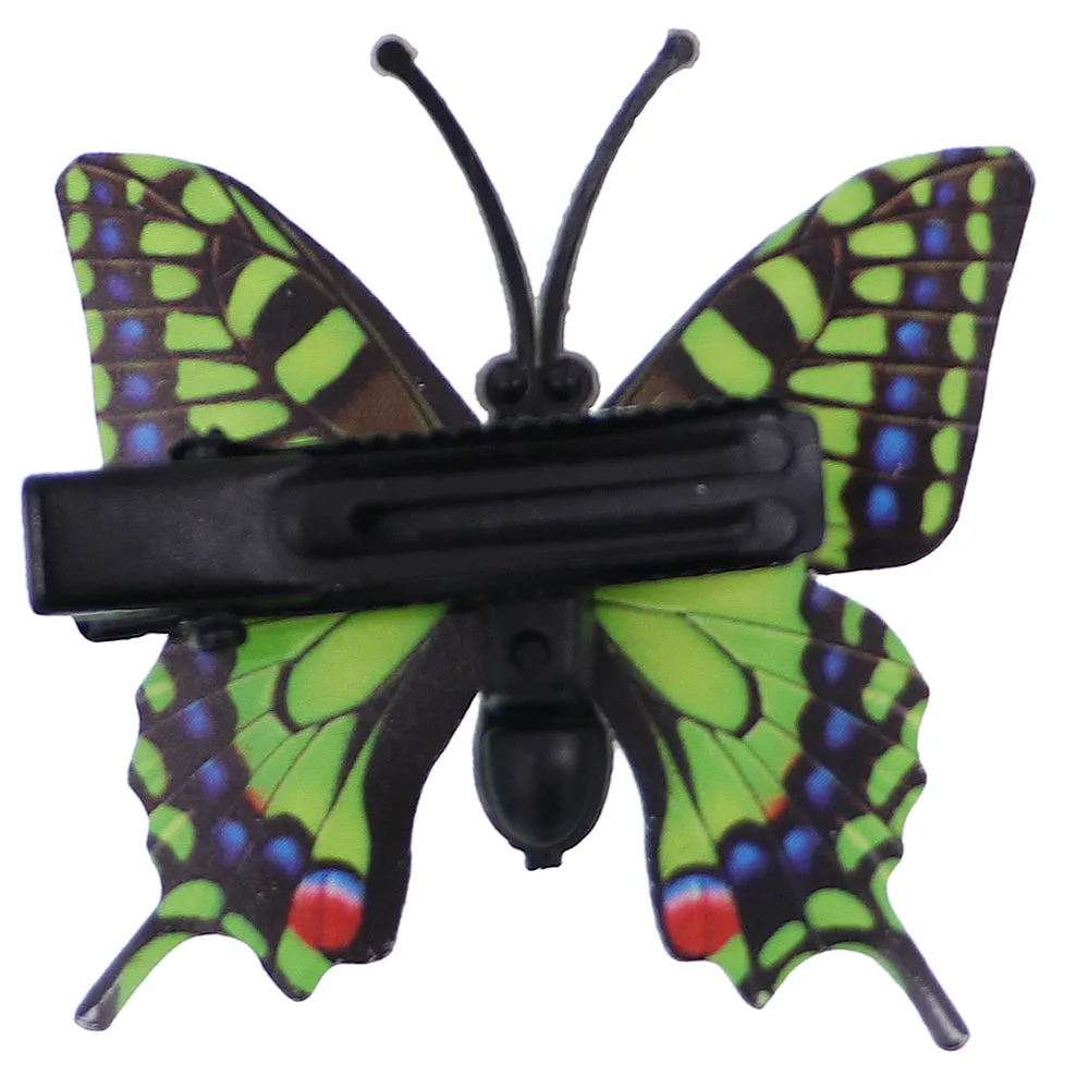 Green Butterfly Hair Clip