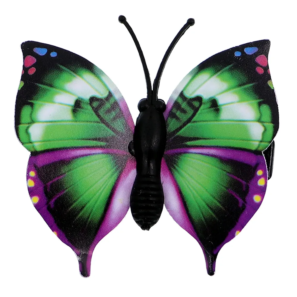 Green Butterfly Hair Clip