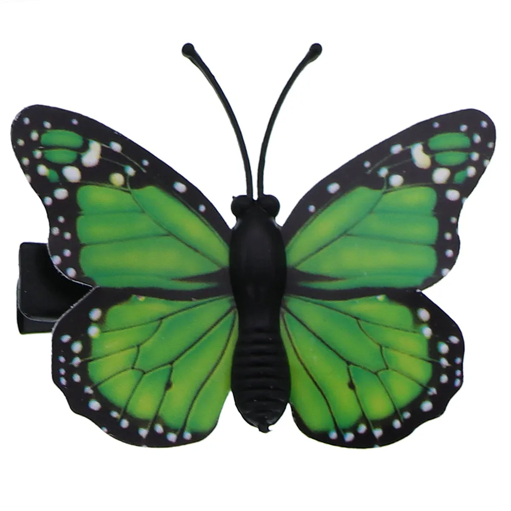 Green Butterfly Hair Clip