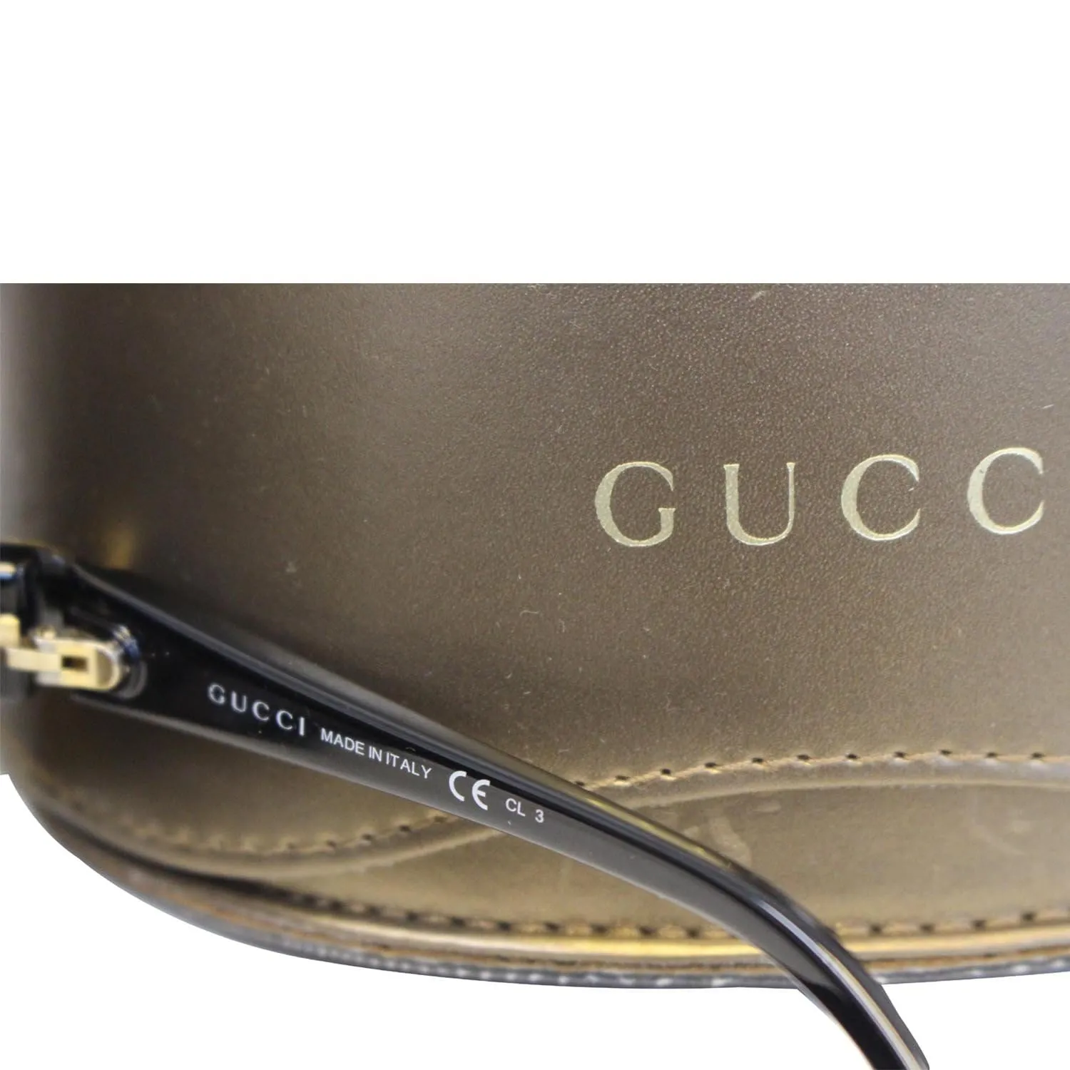 GUCCI GG Web Sunglasses 3166 Black