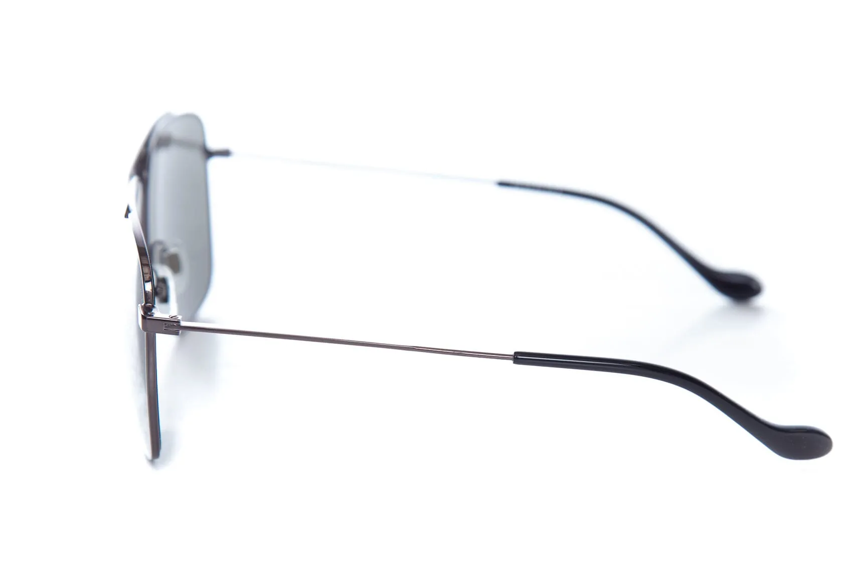 Gucci Gunmetal Aviator Sunglasses