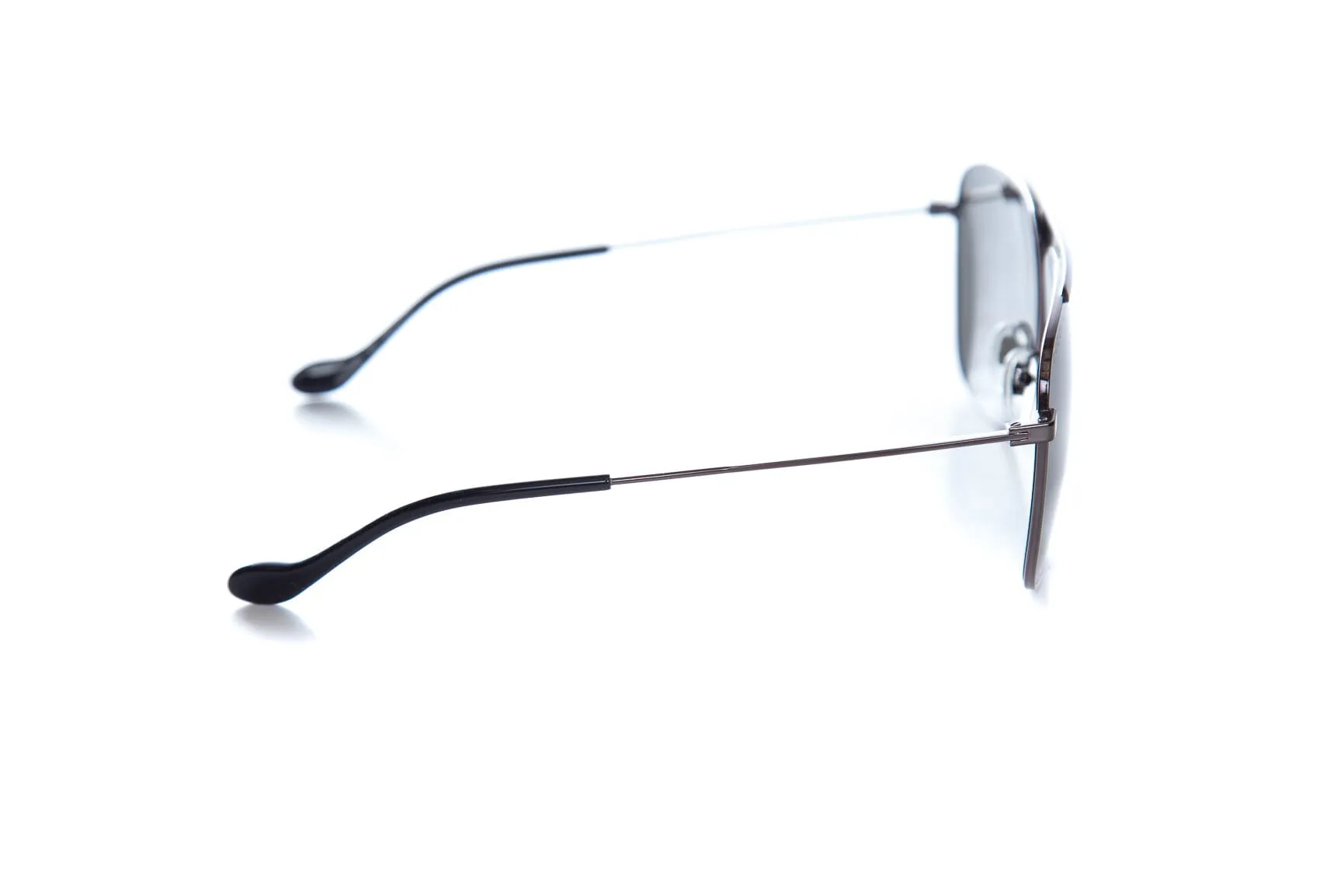 Gucci Gunmetal Aviator Sunglasses