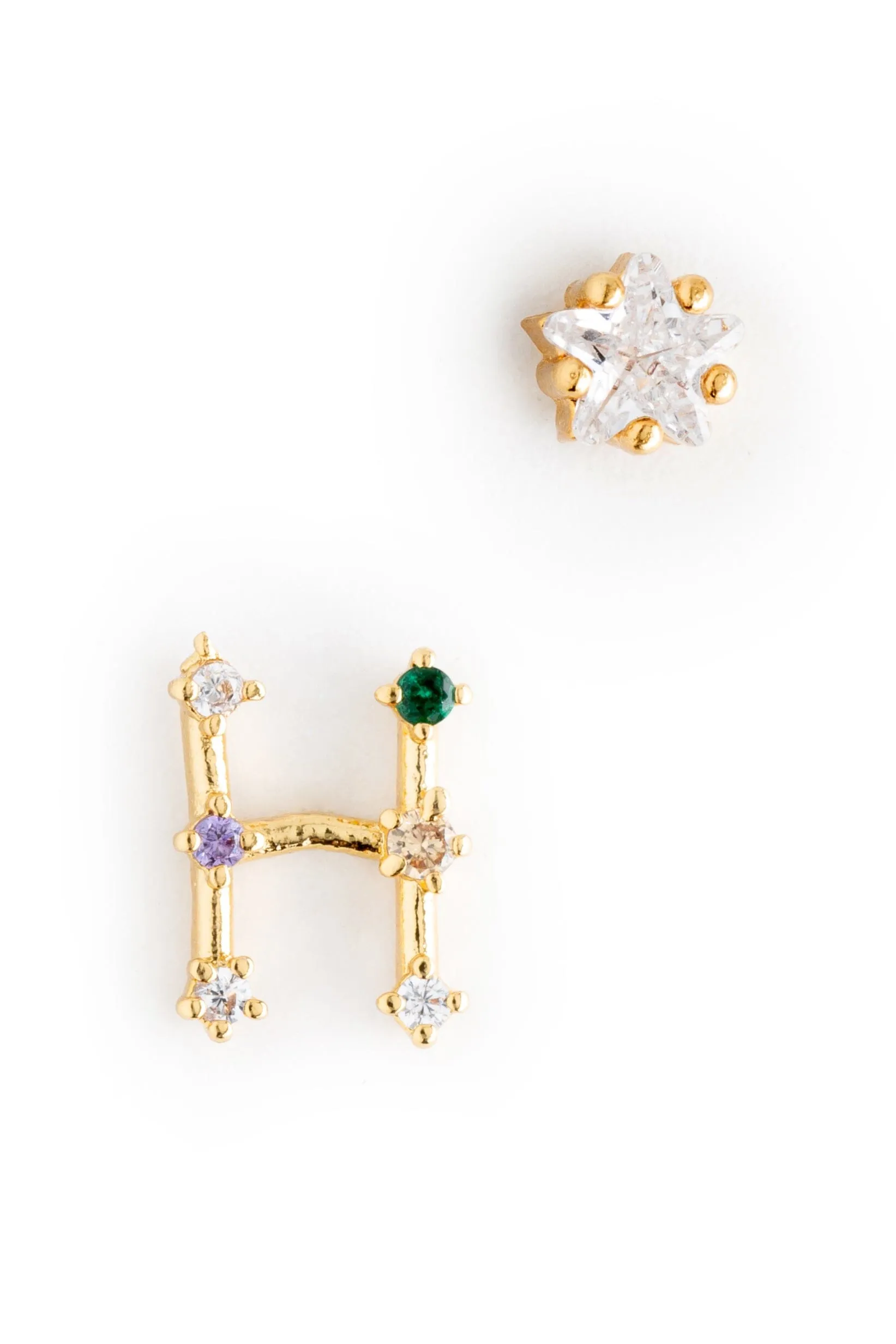 H Constellation Earrings