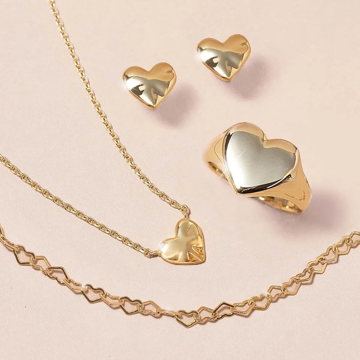 Hammered Heart Necklace