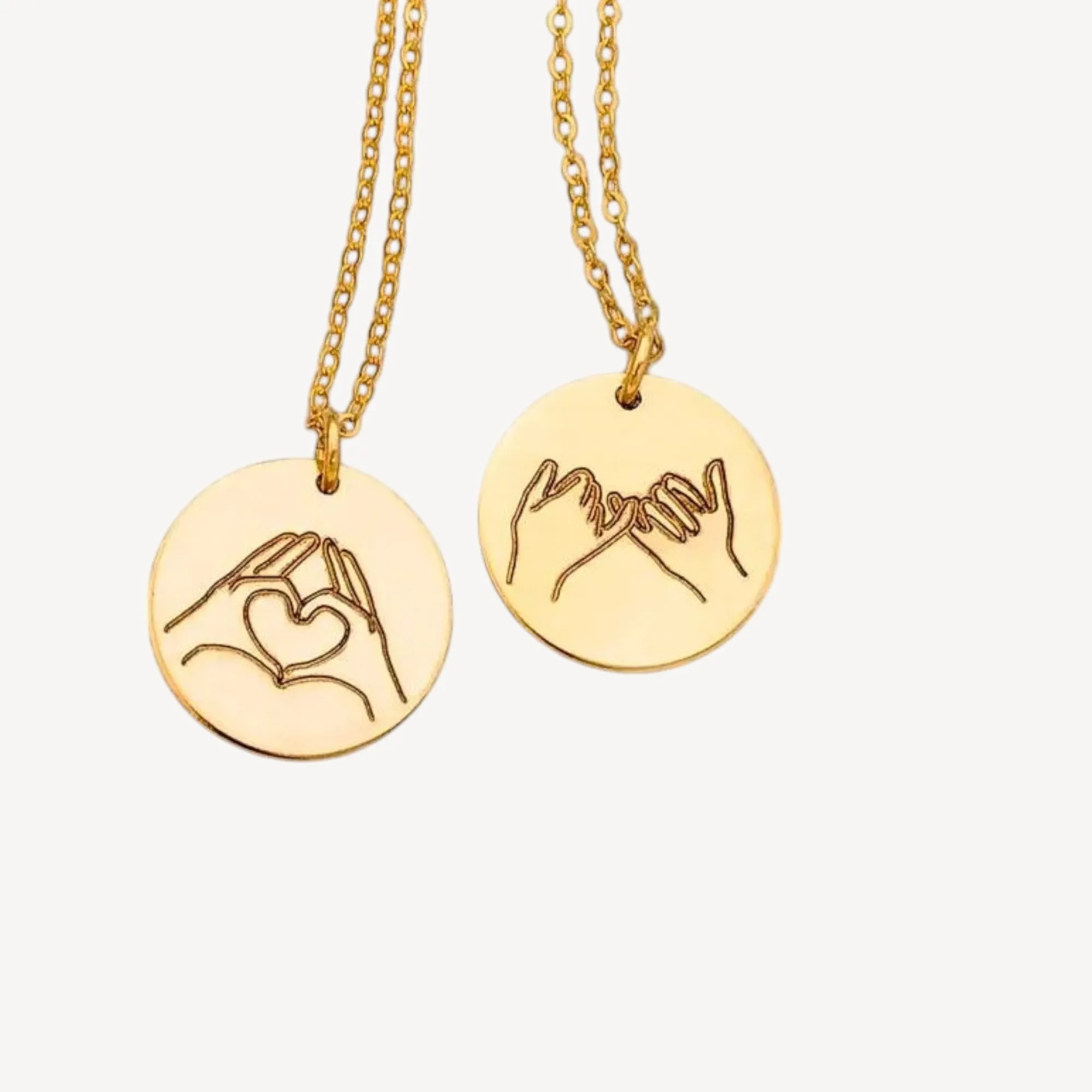 Hand Gesture Pendant Necklace
