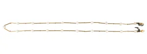 Handmade Fashion Accessories Eyeglasses Strap/Mask Strap Brass with Colorful Beaded, Crystal, Pearl