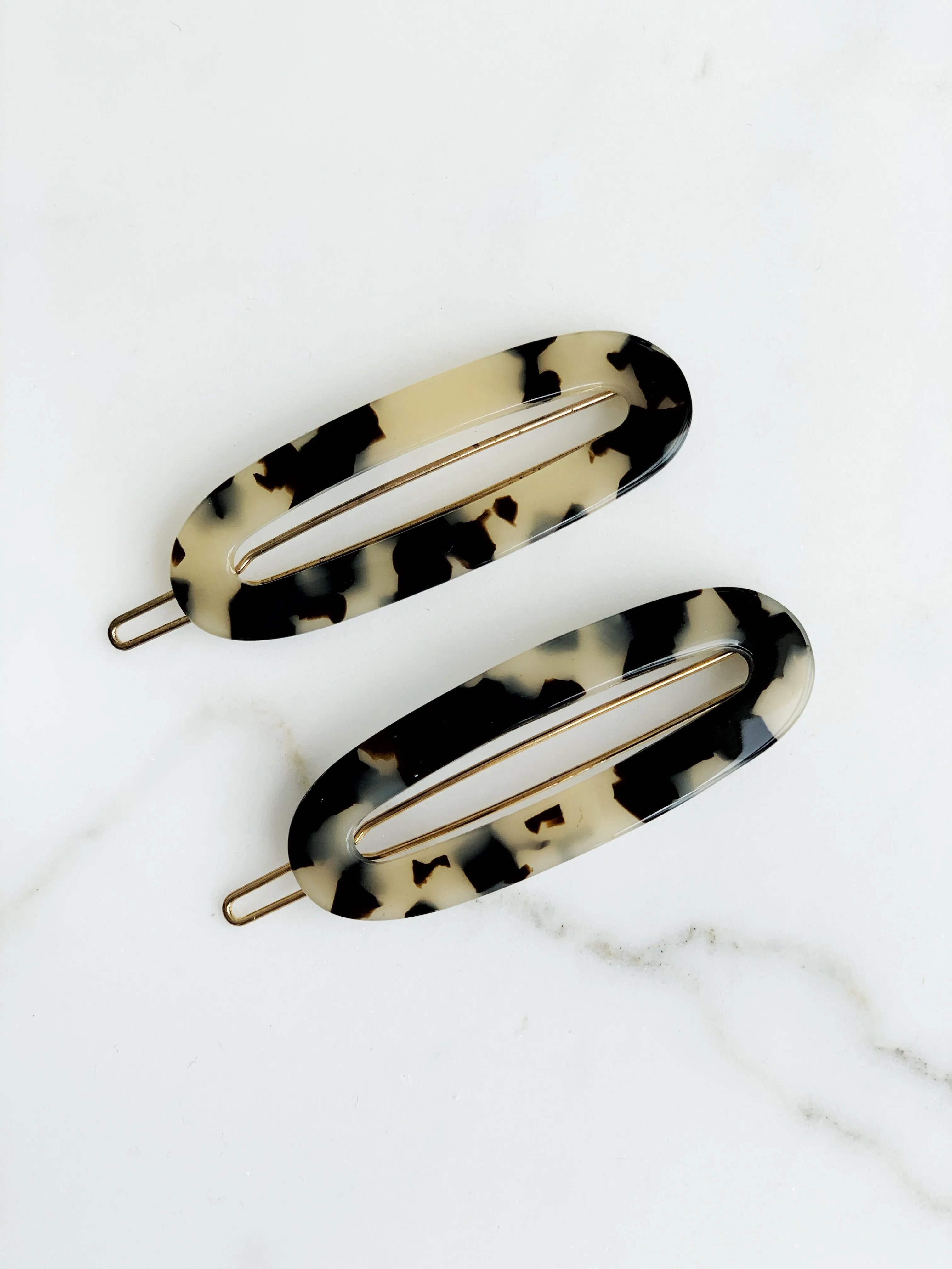 Handmade Hair Clips 2 pieces Tokyo Light