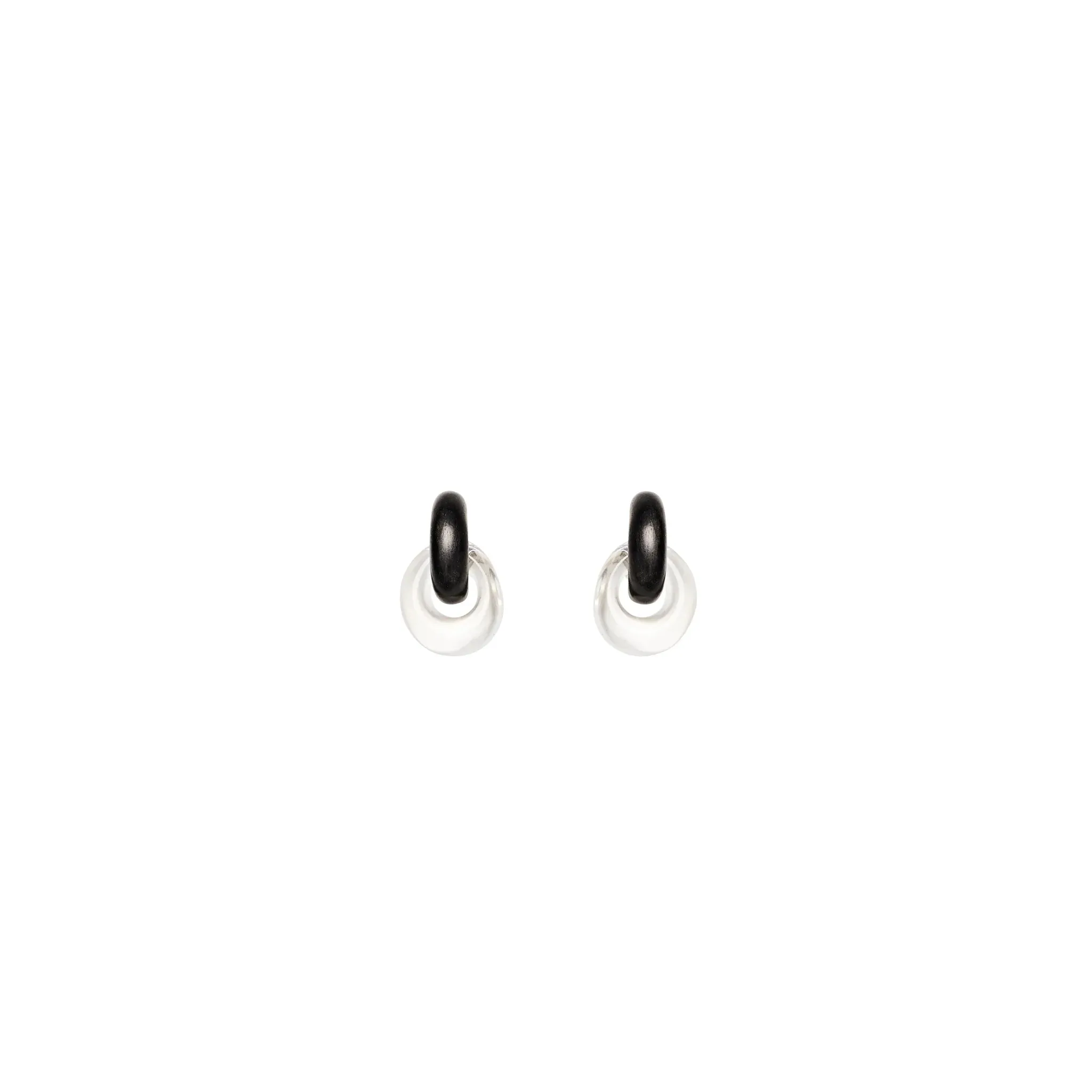 Havana Monies Ebony & Acrylic Earrings