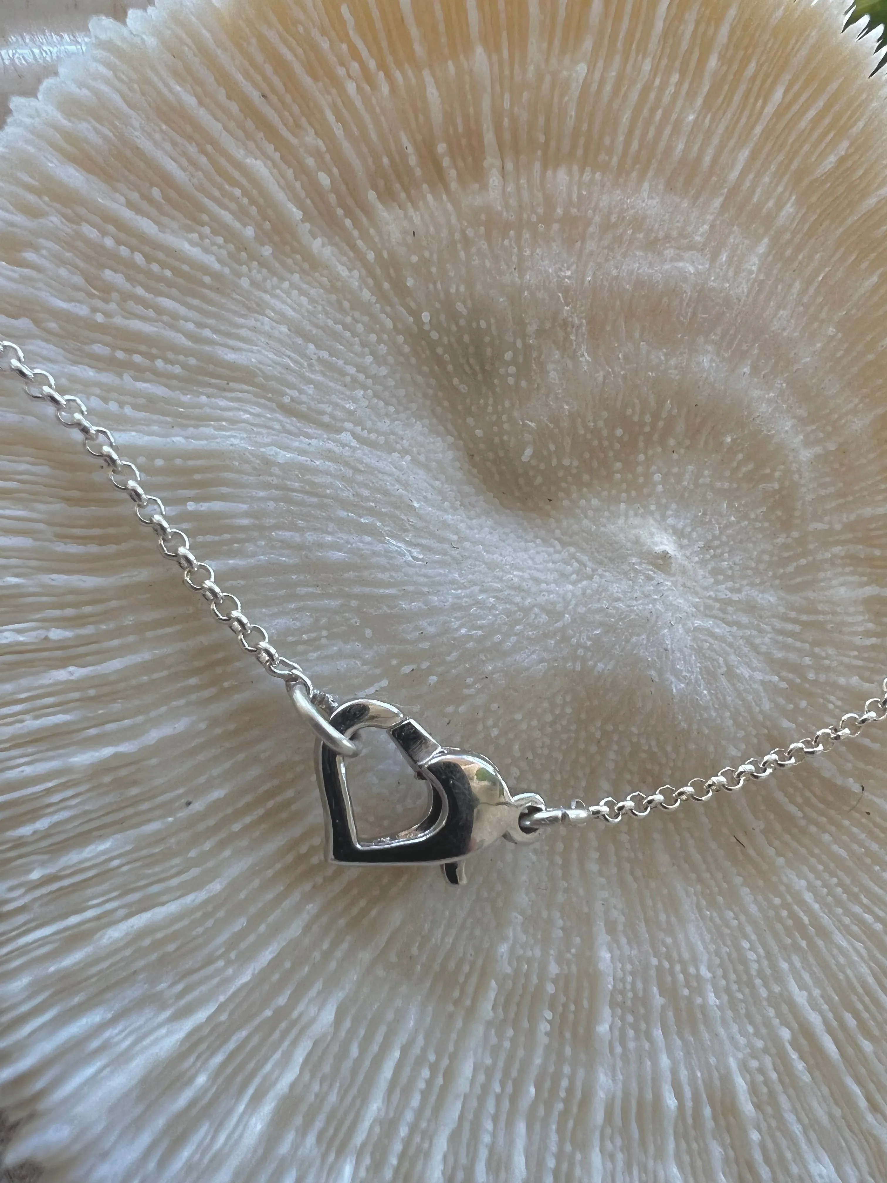 Heart lock necklace