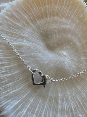 Heart lock necklace