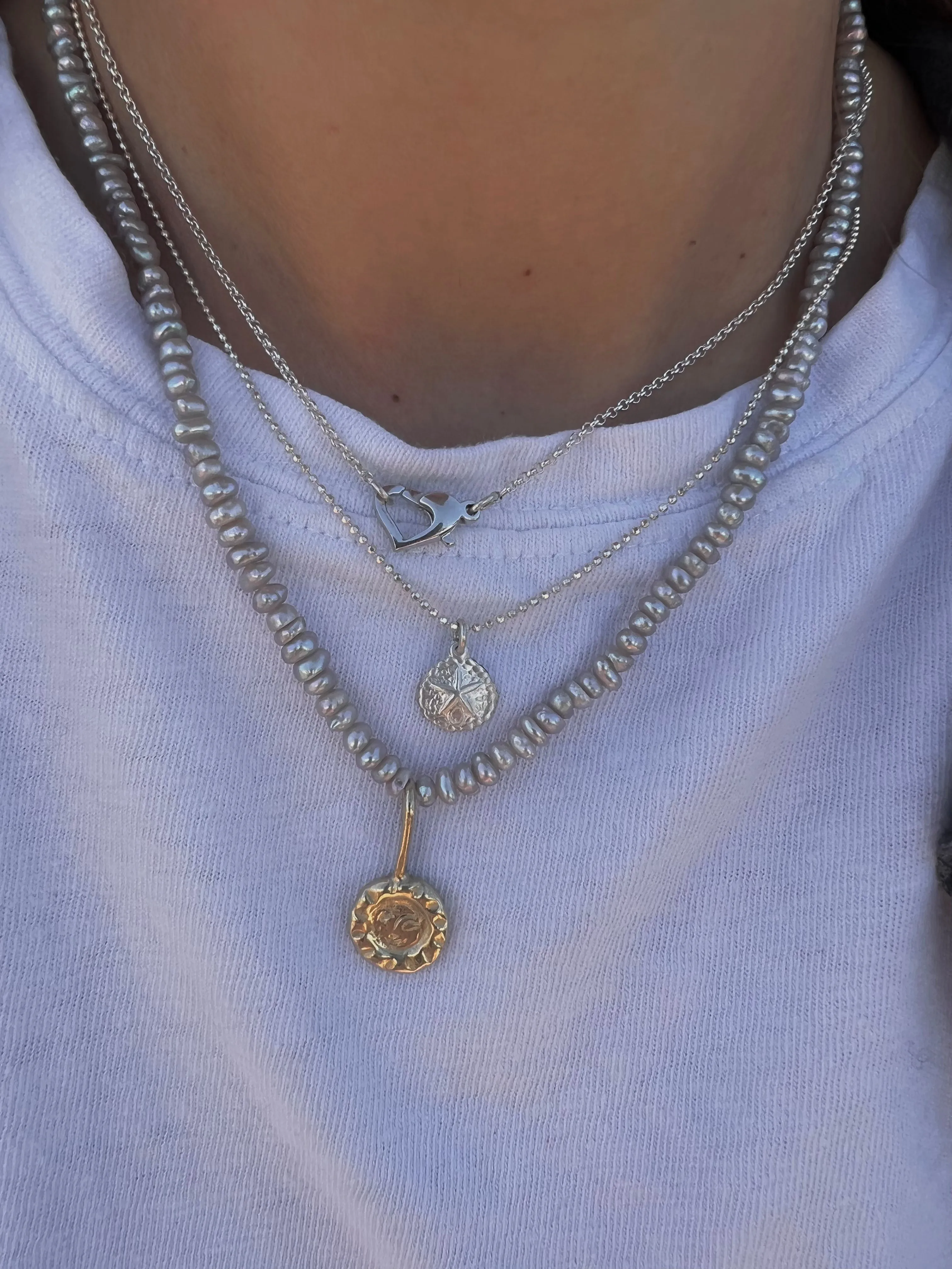 Heart lock necklace
