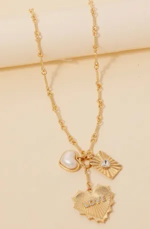 Heart Love Charm Necklace