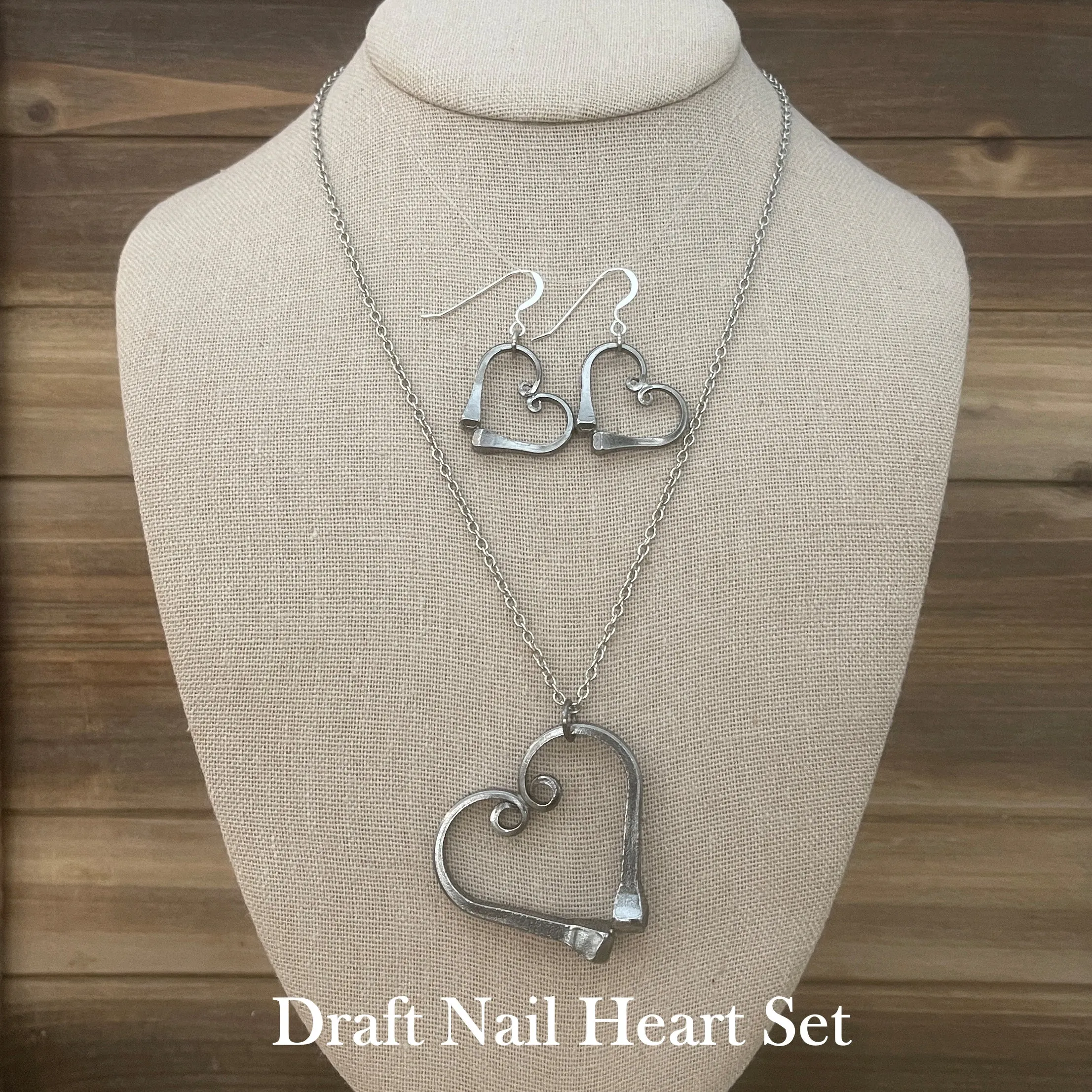 Heart Necklace & Earring Set