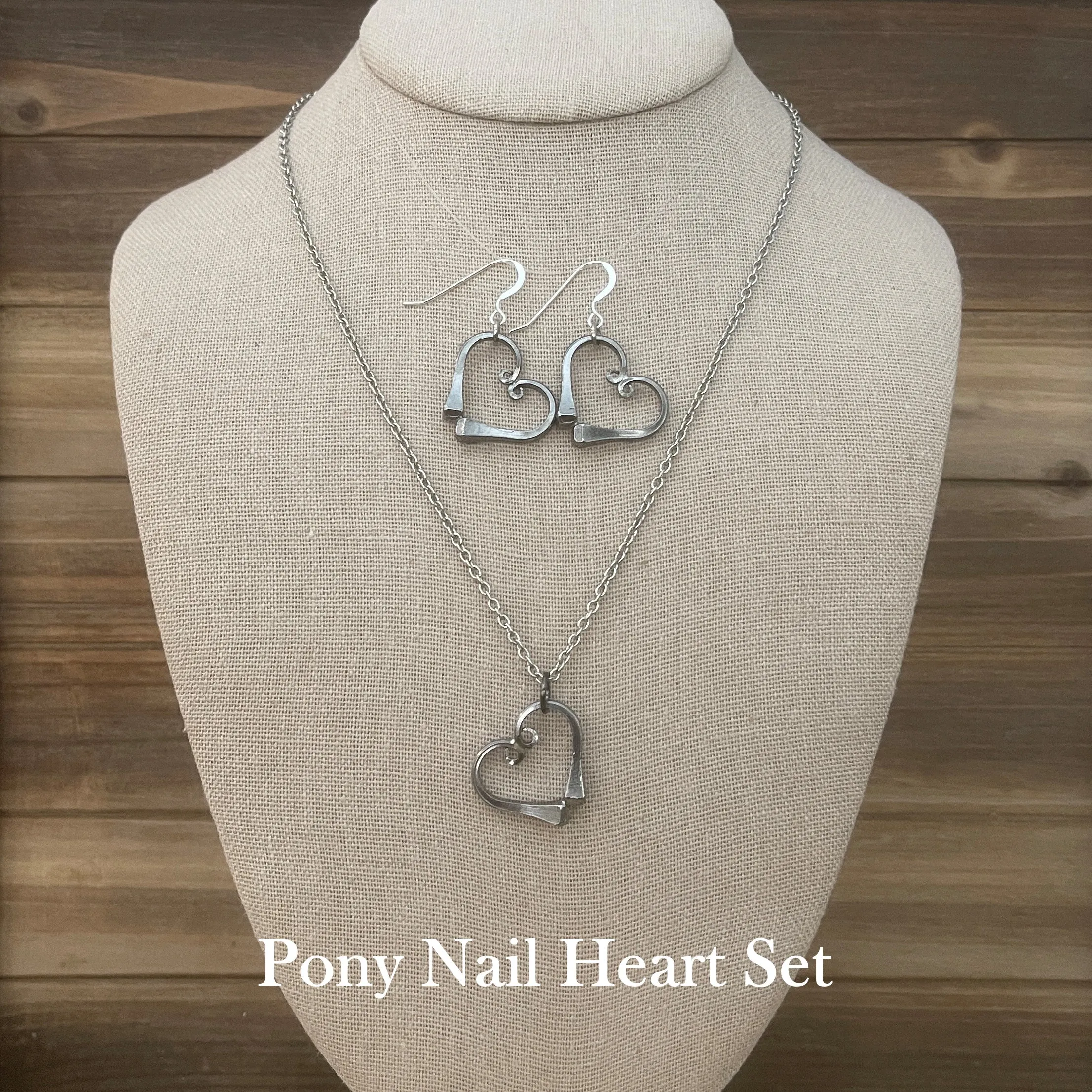 Heart Necklace & Earring Set