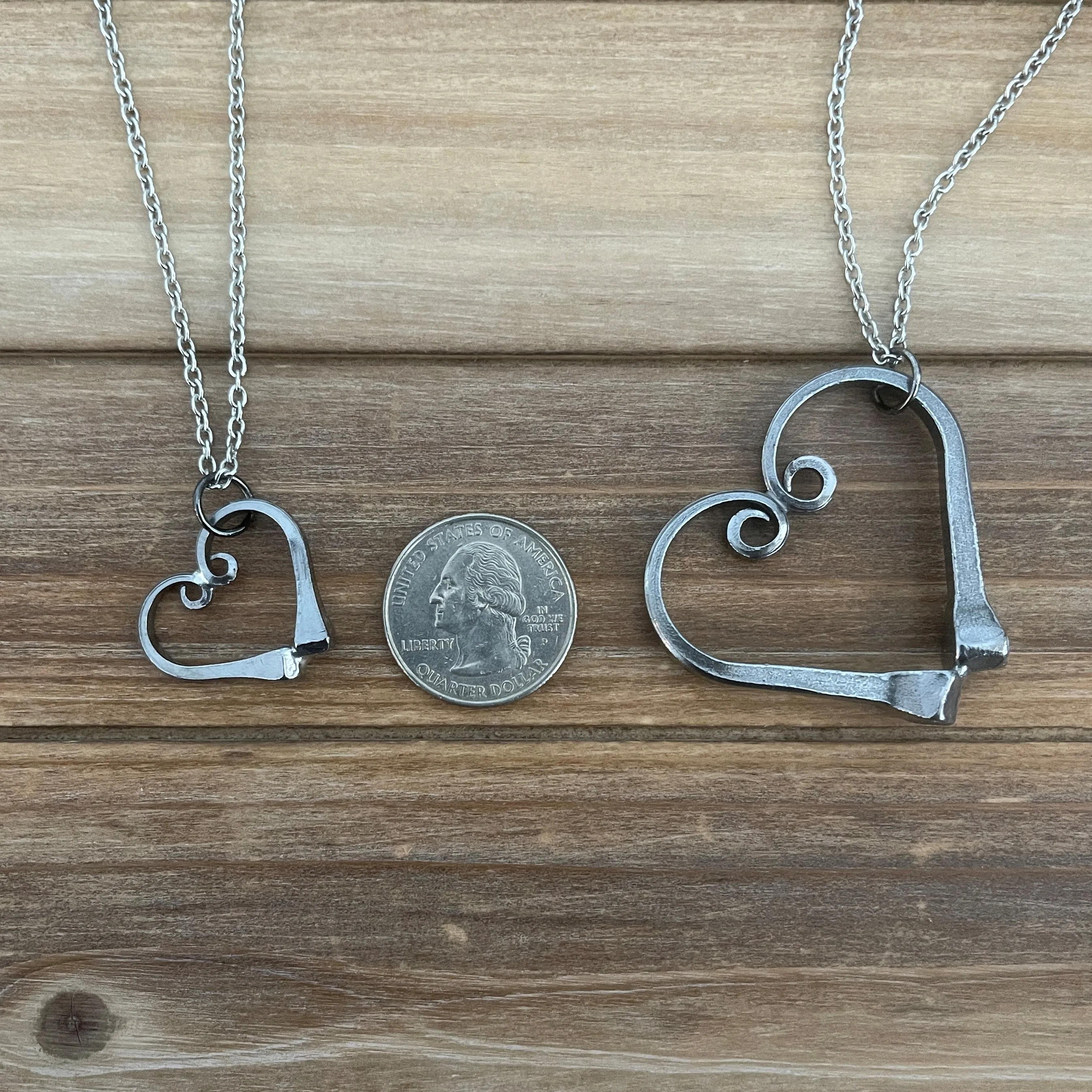 Heart Necklace & Earring Set