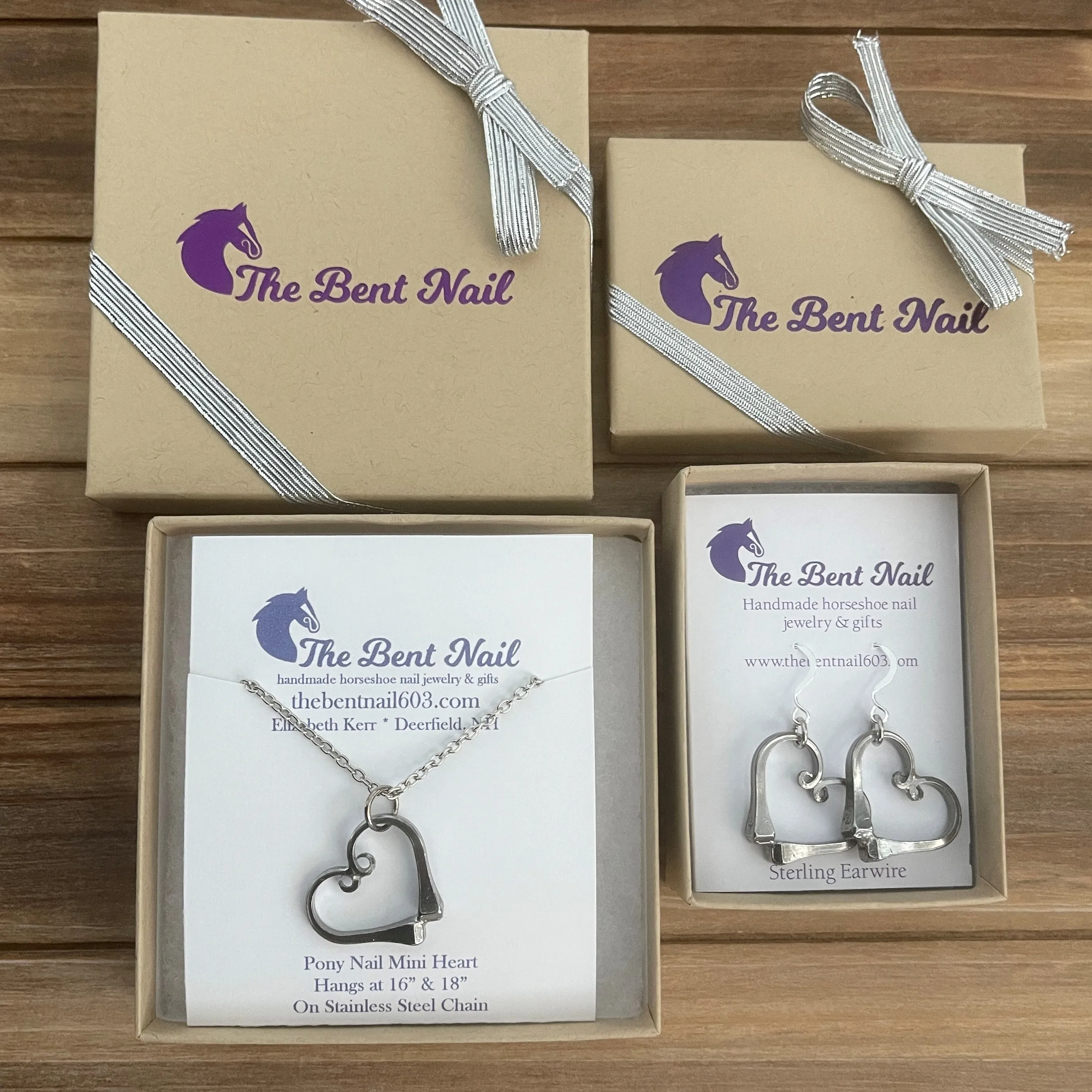 Heart Necklace & Earring Set