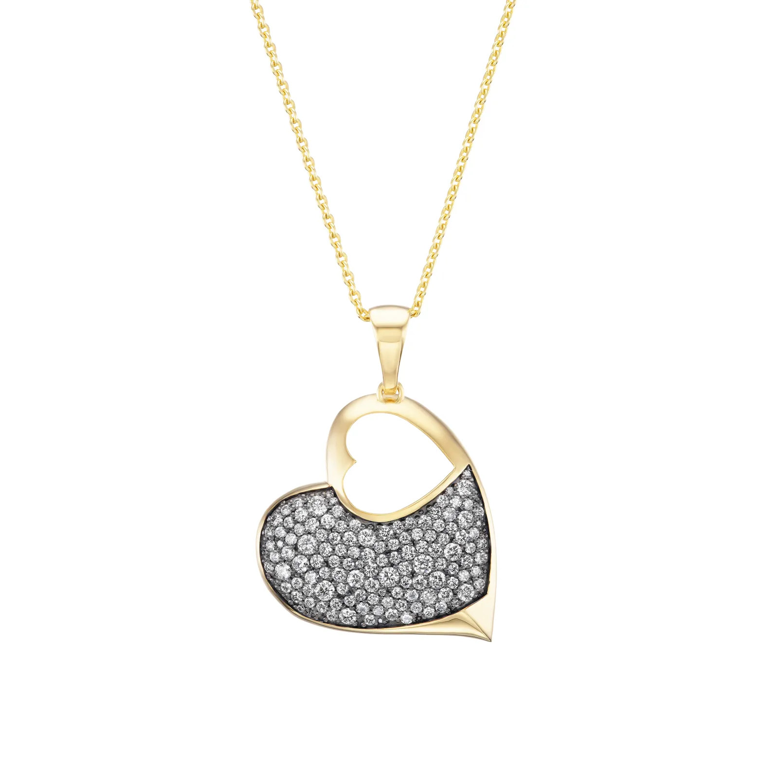 Heart Necklace (Diamonds)