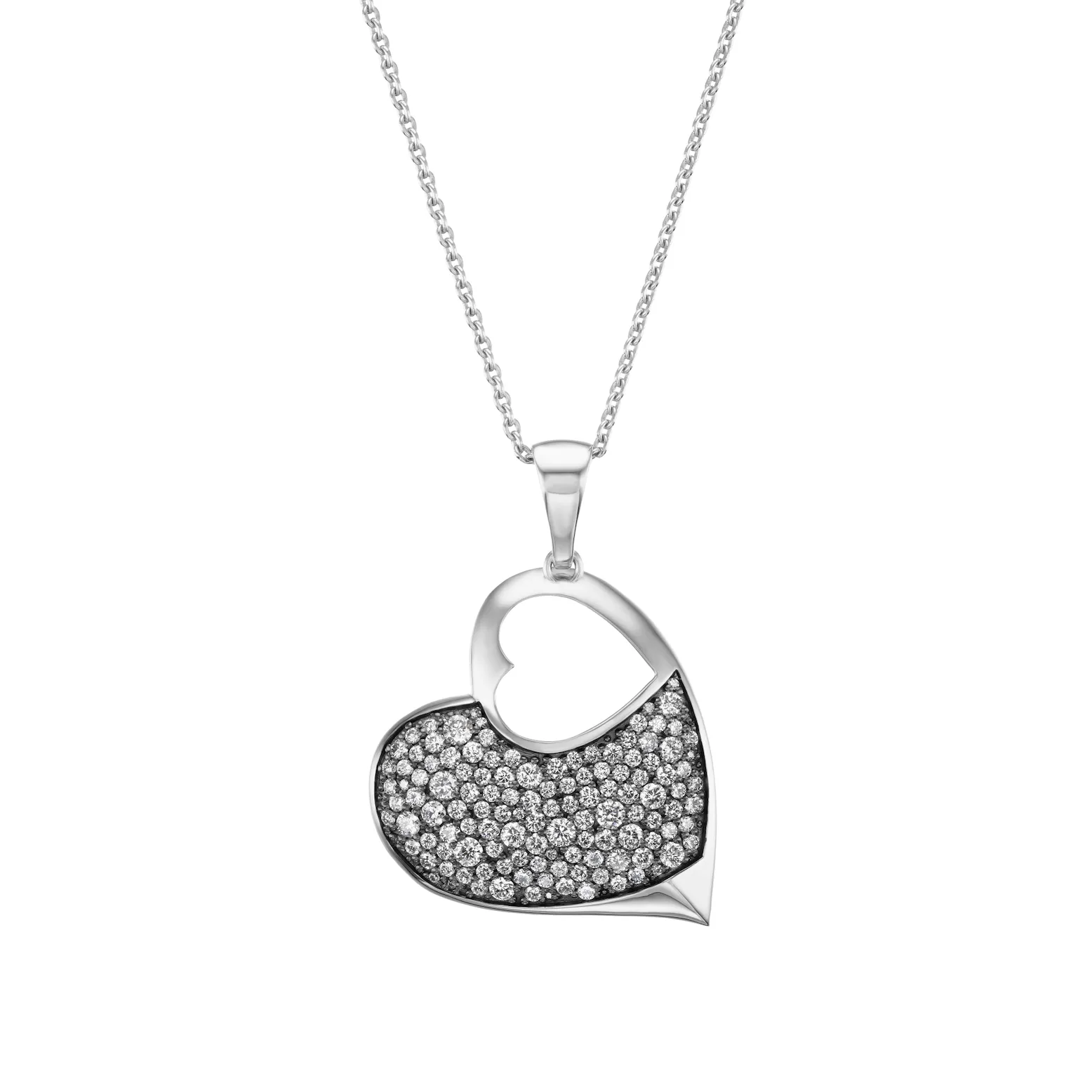 Heart Necklace (Diamonds)