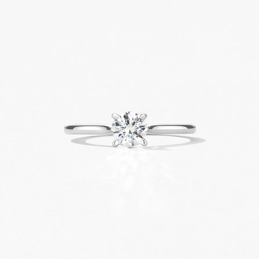 Hearts On Fire Camilla Platinum 4 Prong Diamond Engagement Ring - 0.76ct
