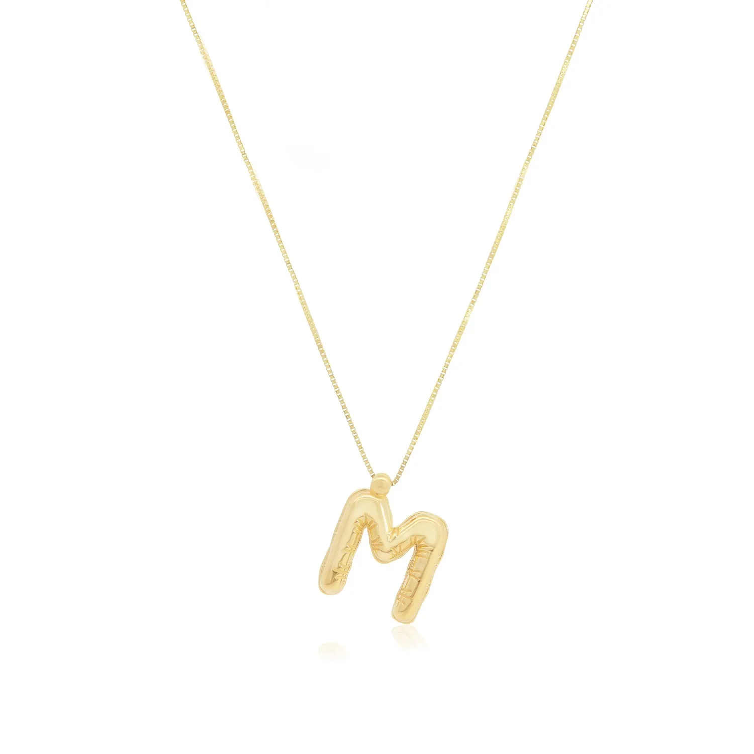 Helium Initial Necklace
