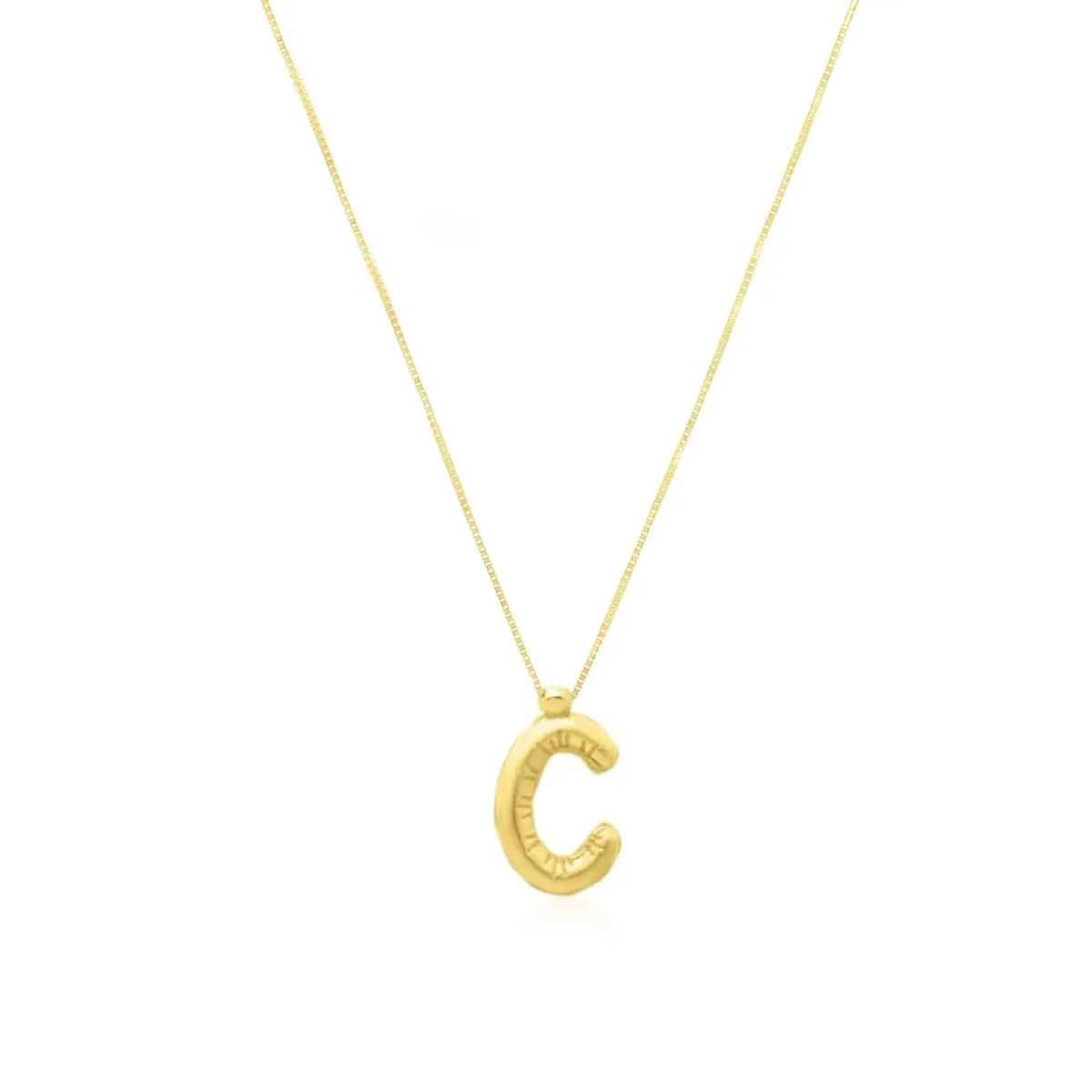 Helium Initial Necklace