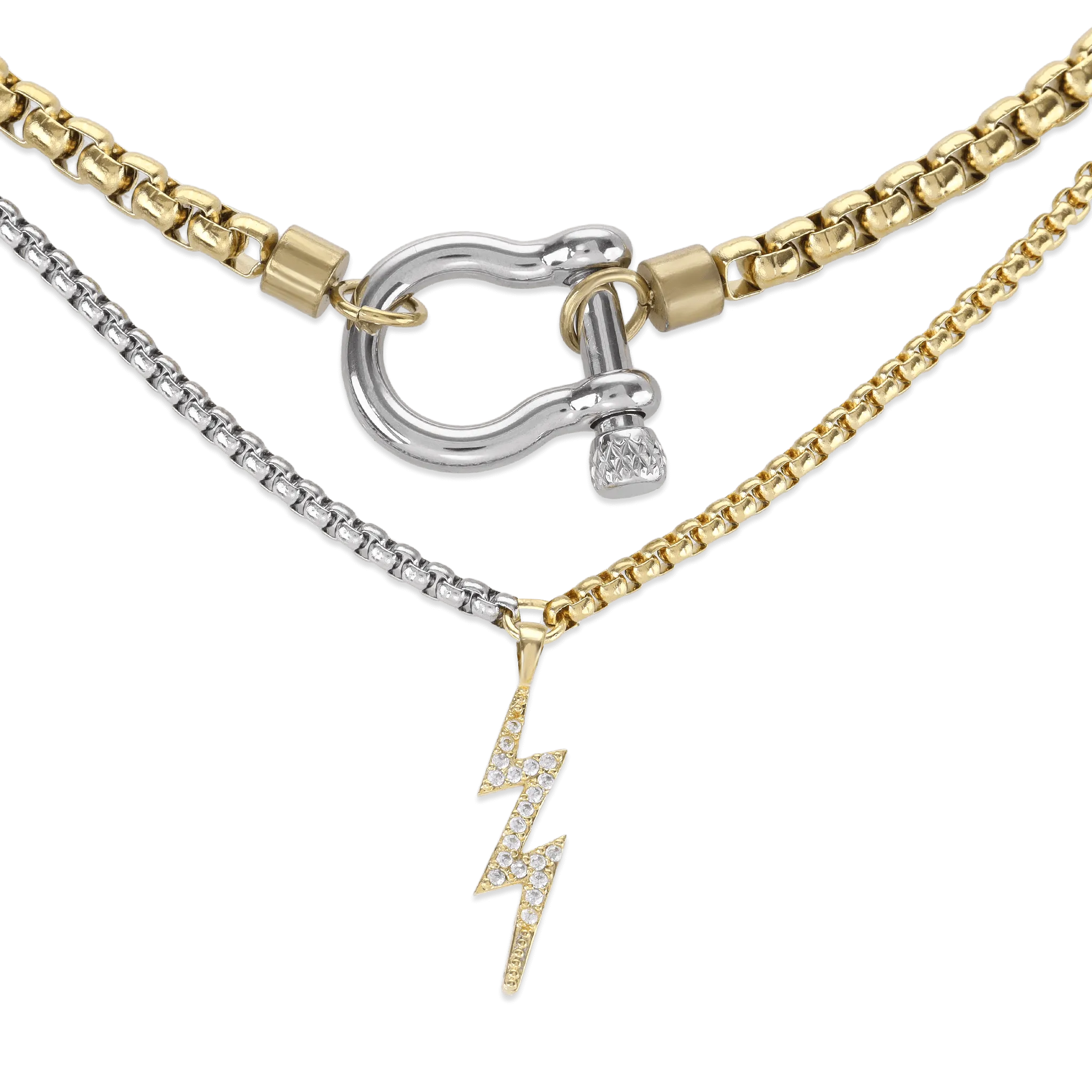 HERRADURA THUNDER LAYERED NECKLACE