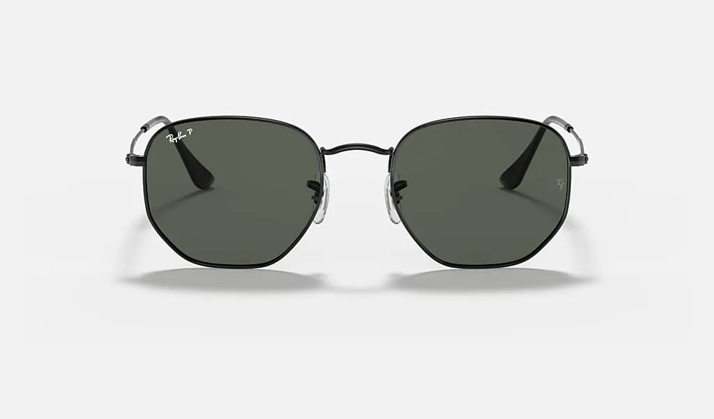 Hexagonal Flat Arista | Green Polarized | Ray Ban