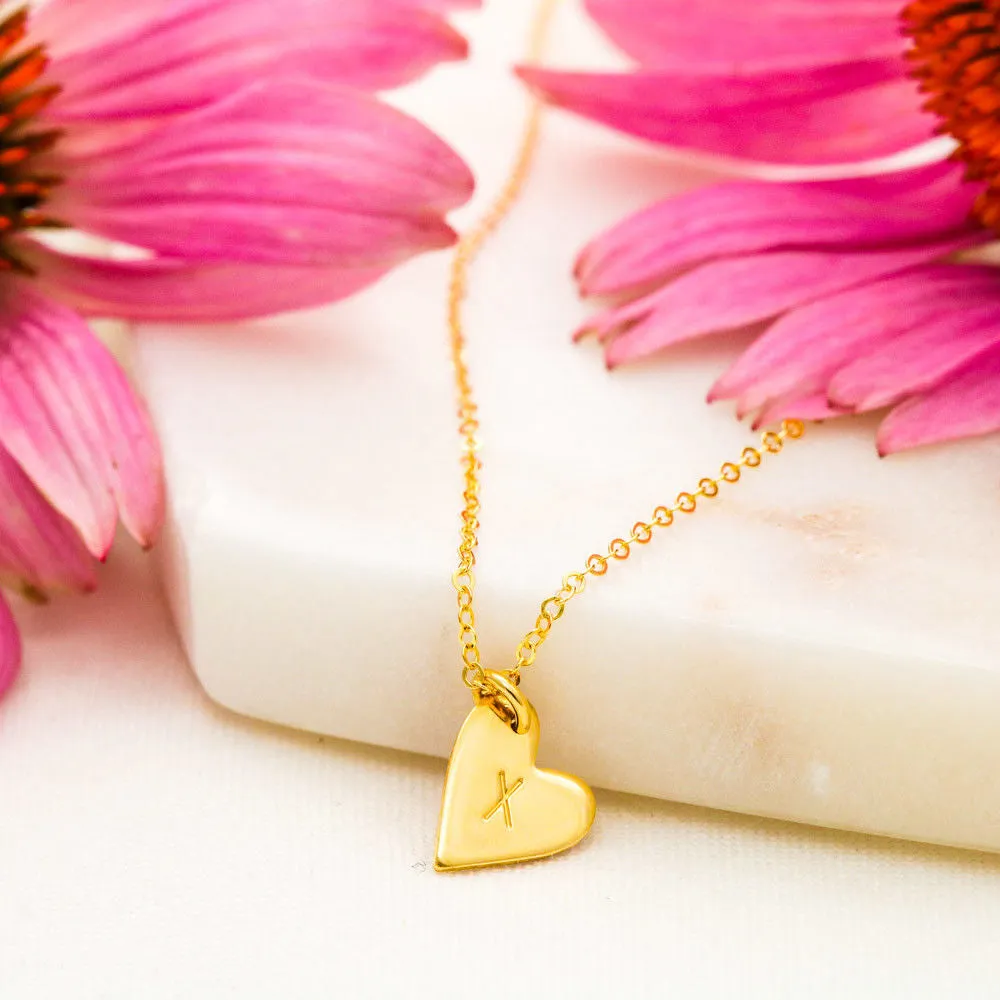 Hilariousness Heart Charm Necklace