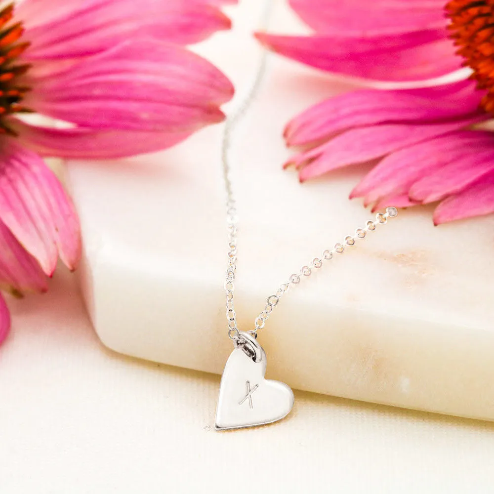 Hilariousness Heart Charm Necklace