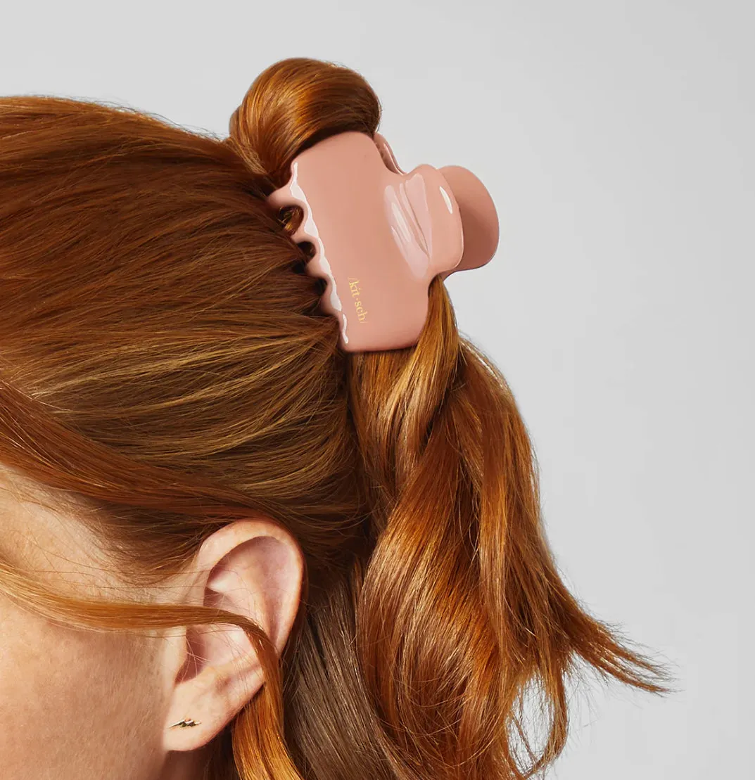 Holiday Cloud Claw Clip Rosewood