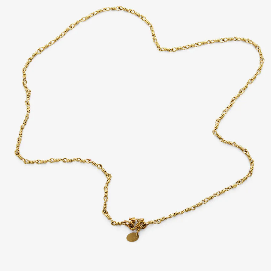 Isabella "Classic" Necklace in 18K Chartreuse Gold