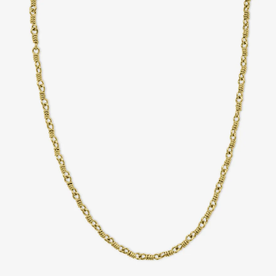 Isabella "Ingrid" Necklace in 18K Chartreuse Gold