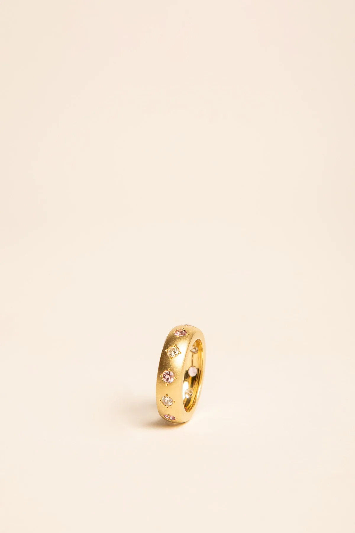 JENNA BLAKE | PINK SAPPHIRE DIAMOND GYPSY BAND