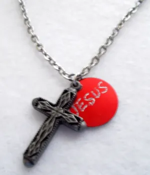 Jesus Cross Charm Necklace (special order - sold out)