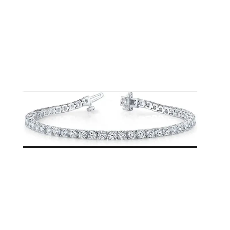 JewelMore 2 Carat Classic Tennis Bracelet 14K White Gold Collection (H-I-J/I1-I2)