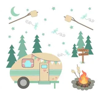 Jewelry Armoire - Camp S'mores