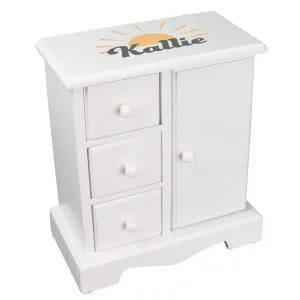 Jewelry Armoire - Retro Sunburst