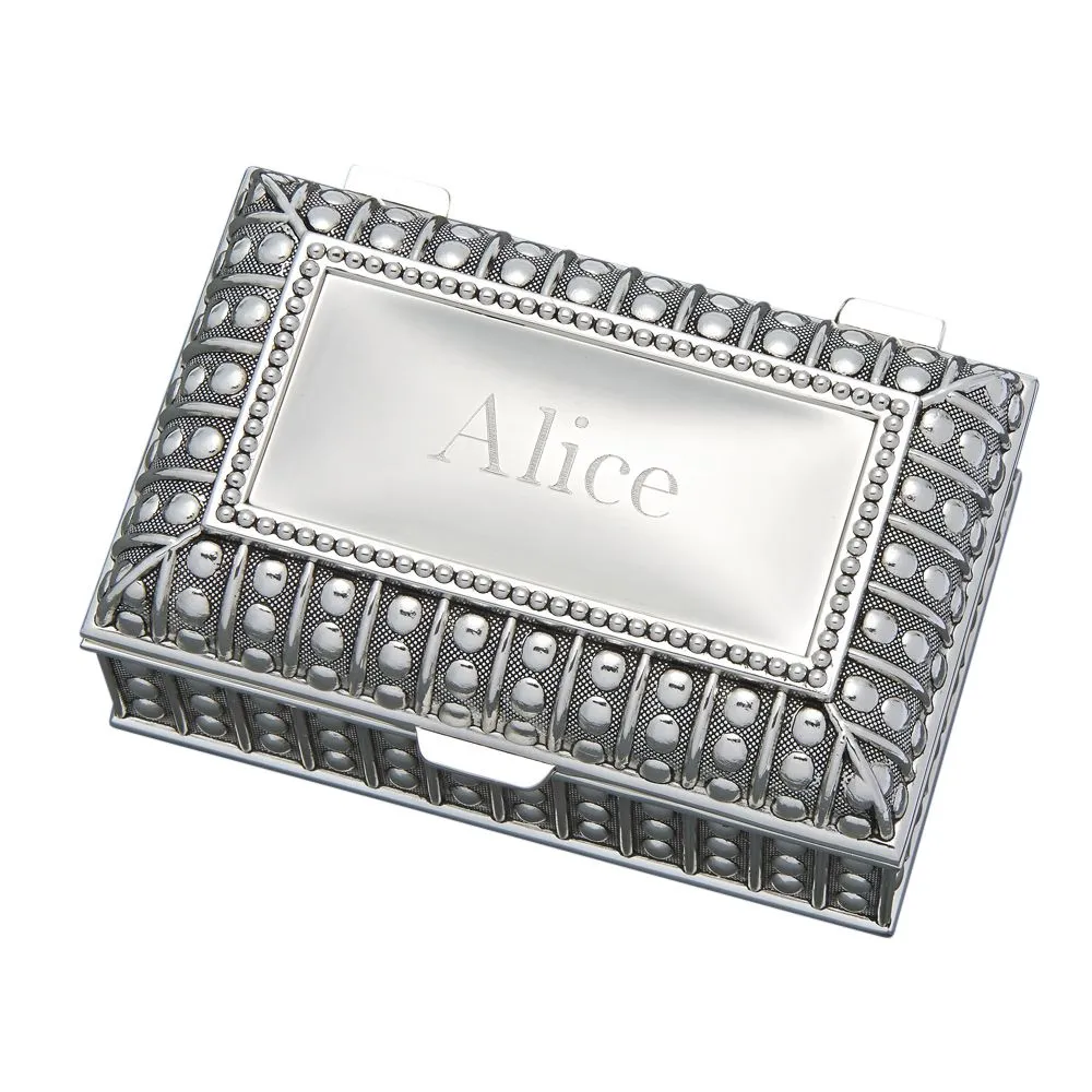 Jewelry Box - Rectangle Beaded