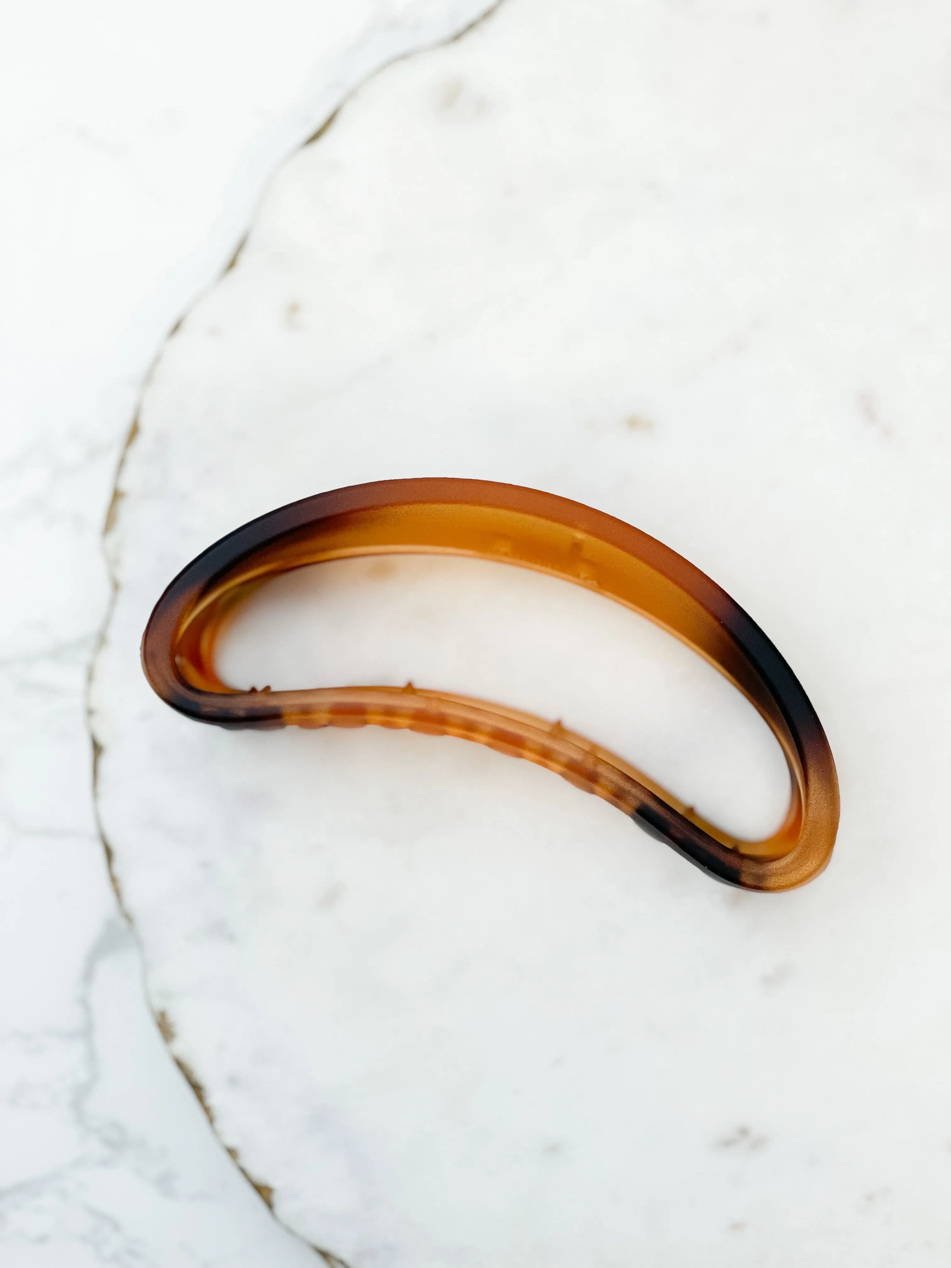 Jumbo Half Moon Claw Clip - Tortoise