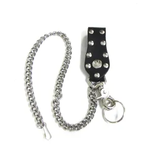 K18R  Studded Key Fob w/Chain