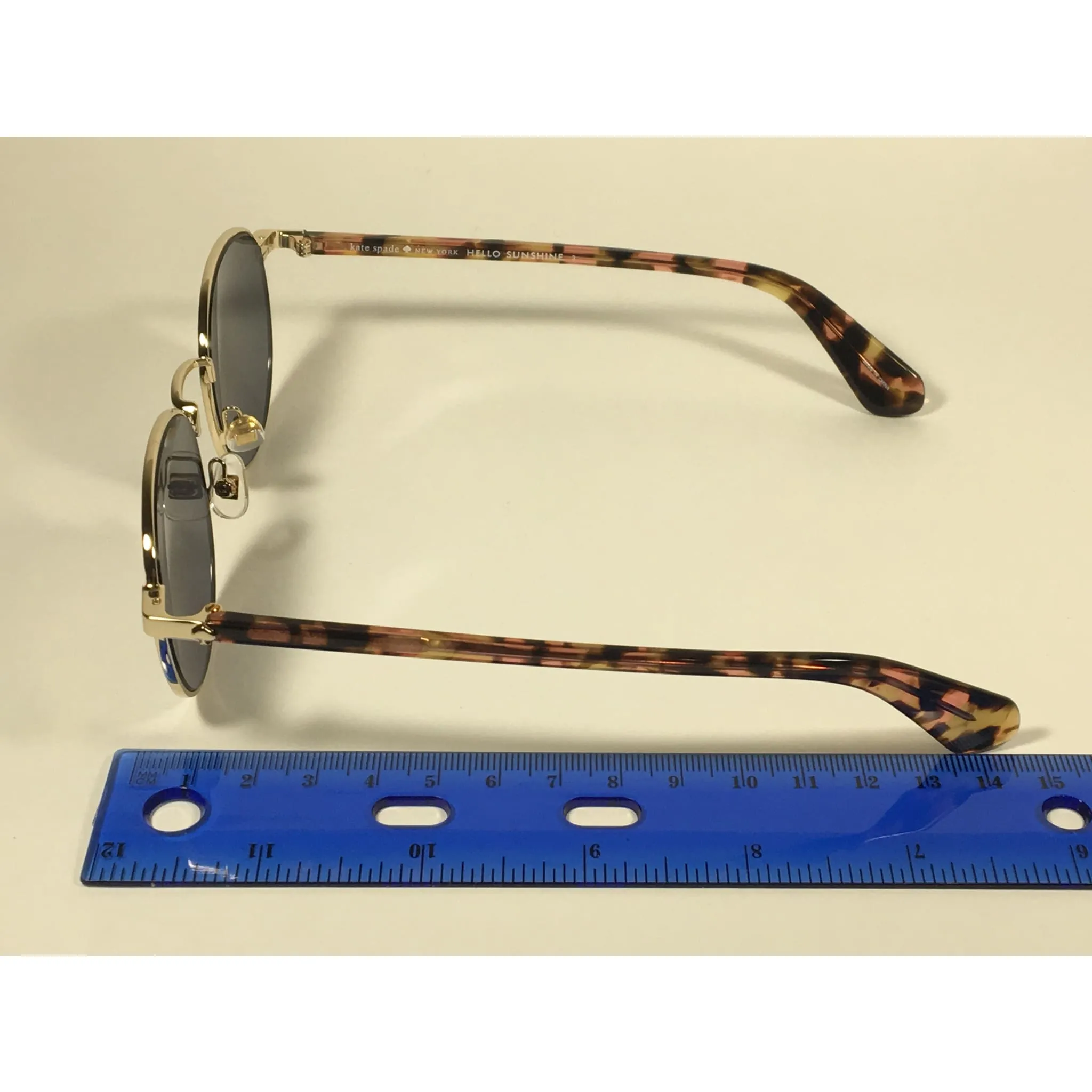 Kate Spade Adelais Pilot Sunglasses Pink Havana Tortoise Pink Mirror Lens ADELAIS/S HT80J