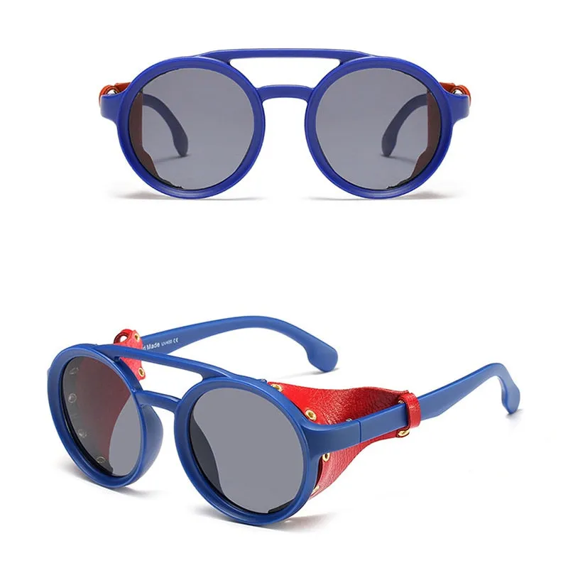 KEITHION Men Steampunk Goggles Sunglasses