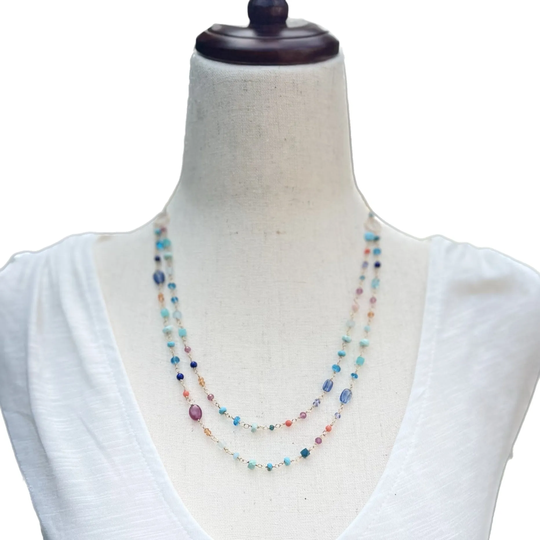 Key West Sunset Double Strand Necklace