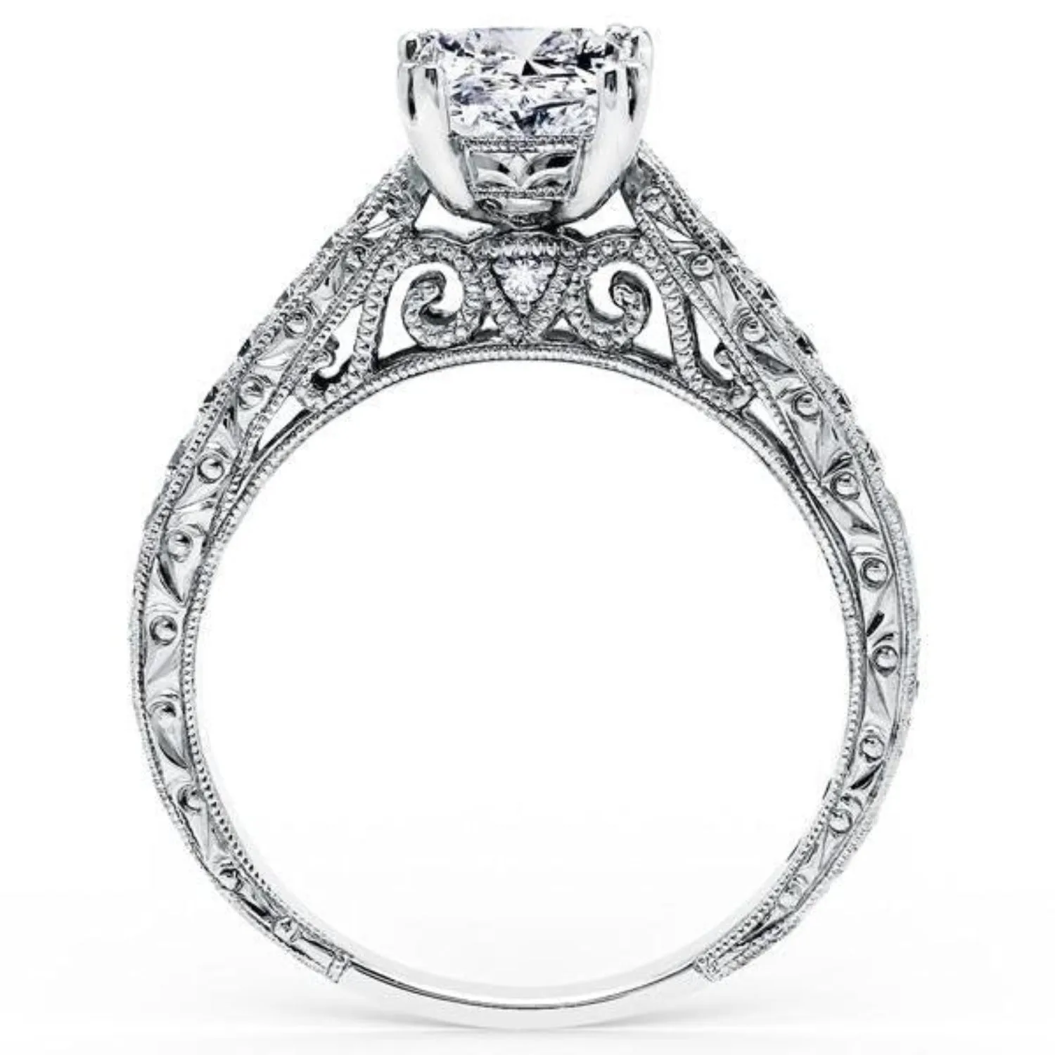 Kirk Kara "Stella" Princess Cut Diamond Engagement Ring