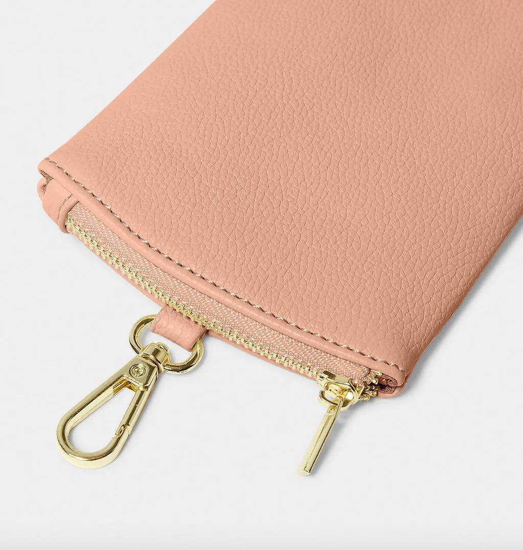 KL Clip-On Sunglasses Case-Peony Blush
